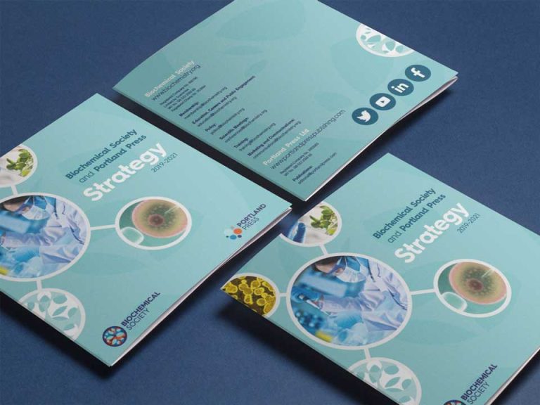 Brochure Design for Biochemical Society