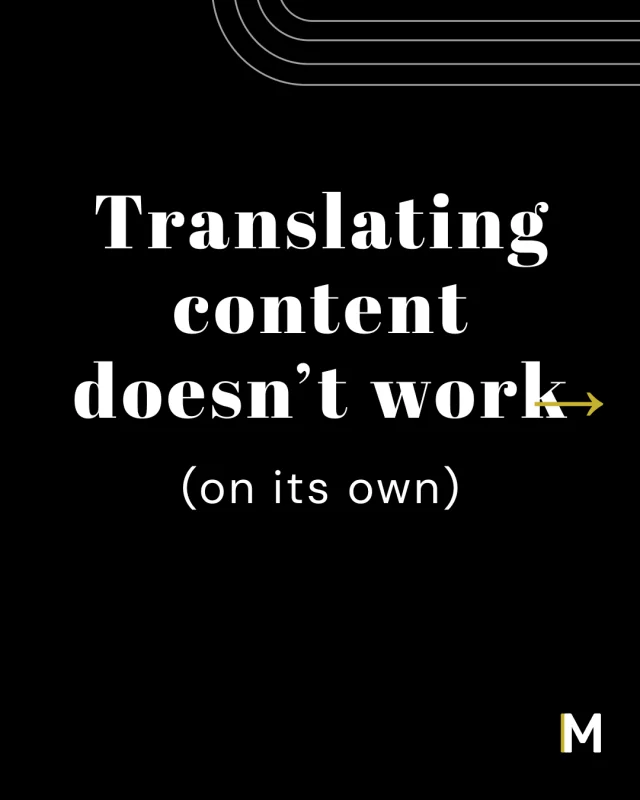 Expanding Internationally? Translation Alone Won't Drive SEO Success

One of the biggest mistakes businesses make when expanding internationally is assuming SEO success comes from simply translating existing content.

What works in the UK doesn't automatically work in Germany, France or even the US.

Search behaviours differ. Terminology differs. Customer expectations differ.

The most successful international SEO strategies don't just translate content. They localise it.

Because reaching a new market isn't about speaking the same language. It's about speaking the language your customers use.

#InternationalSEO #GlobalMarketing #DigitalStrategy #B2BMarketing #SEO