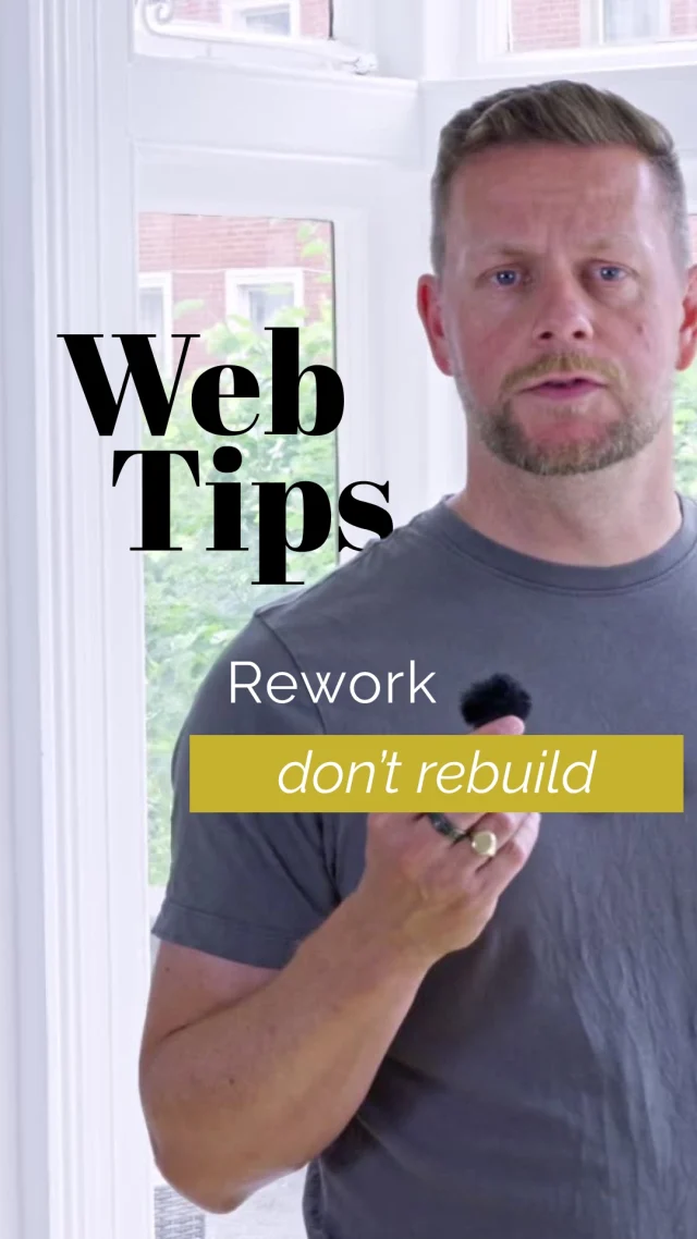 Stop rebuilding your website every few years.

Most websites don't need a complete overhaul. They need continuous improvement.

Refine the messaging. Add fresh content. Improve the user journey.

Small changes, applied consistently, often outperform a full rebuild.

As Simon Fuller puts in perfectly, that's where the real results happen.

#WebDesign #WebsiteStrategy #Marketing #DigitalGrowth